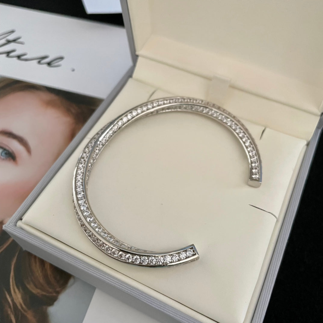 Chopard Edwige Twisted Cubic Zirconia Bracelet