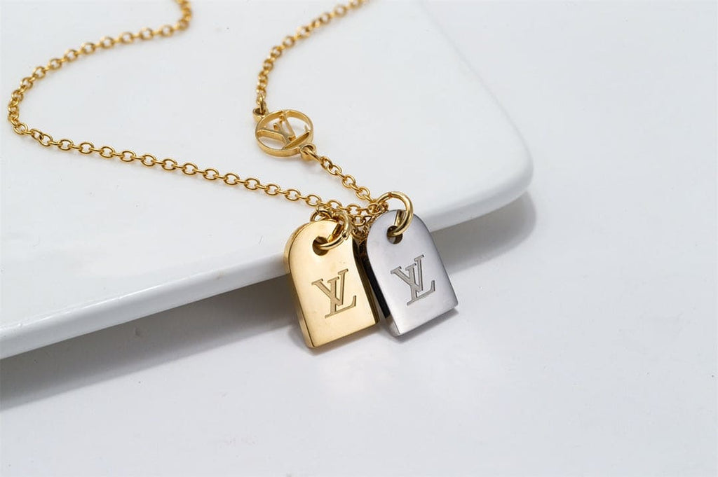 Louis Vuitton Nanogram 18K Gold Necklace