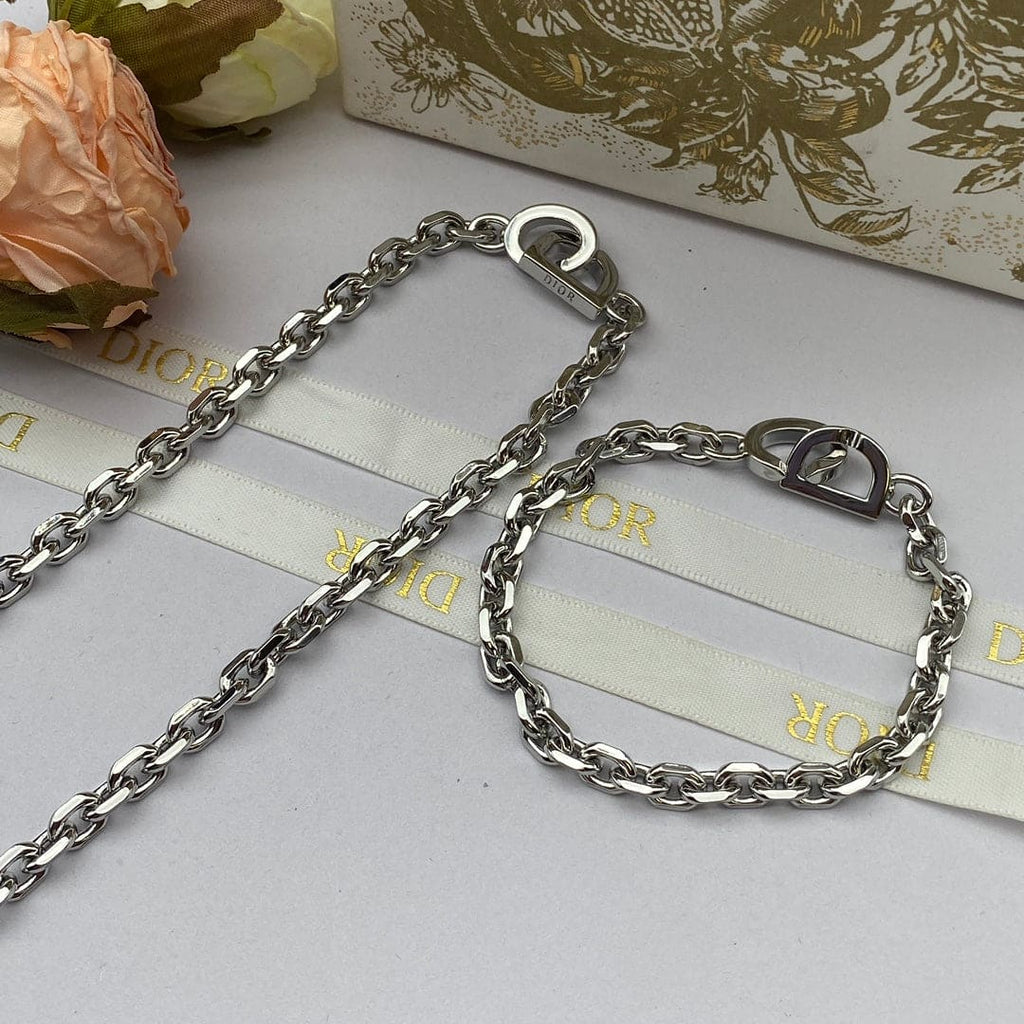 Dior Lock 18K Gold Necklace