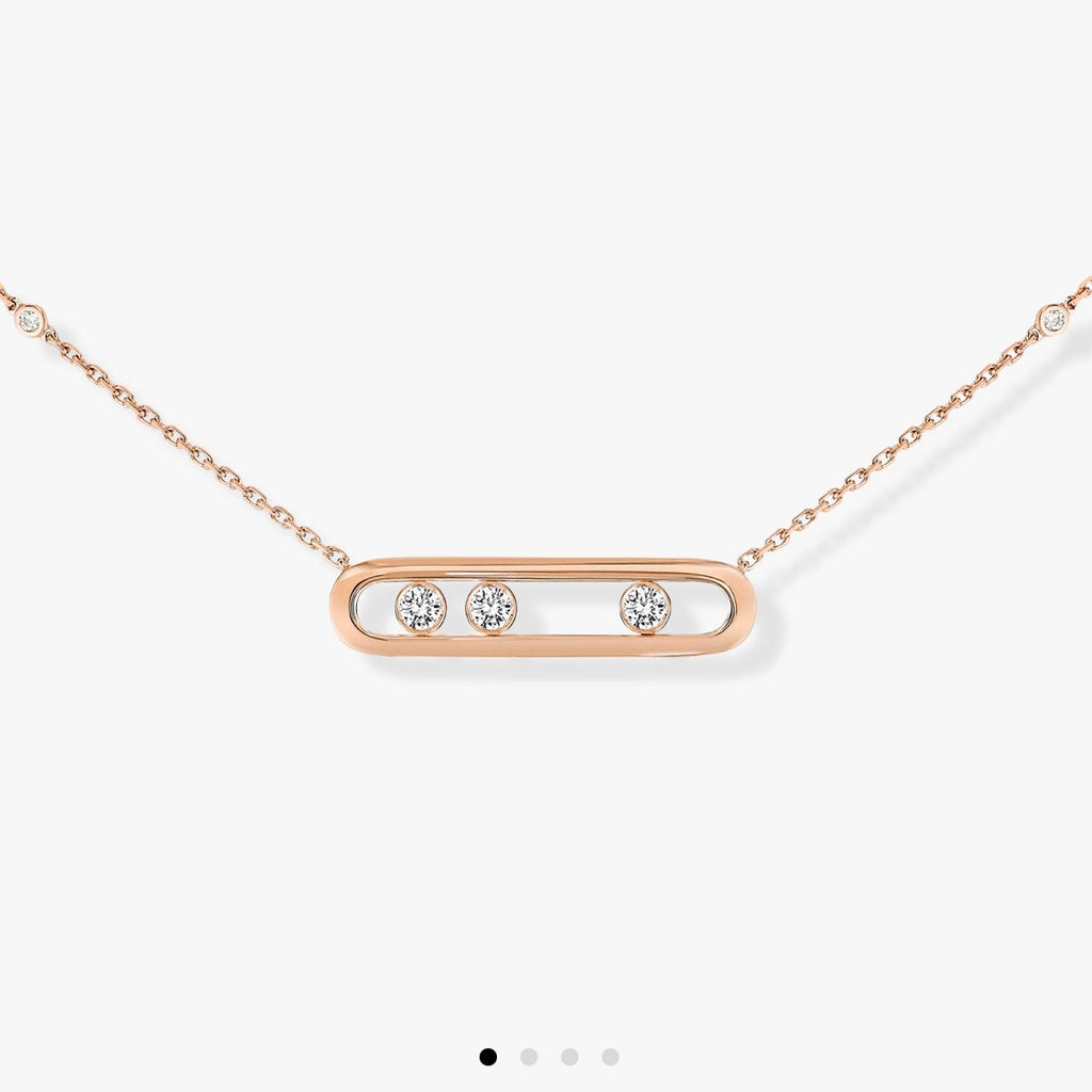 Messika Move 3 Cubic Zirconia Necklace