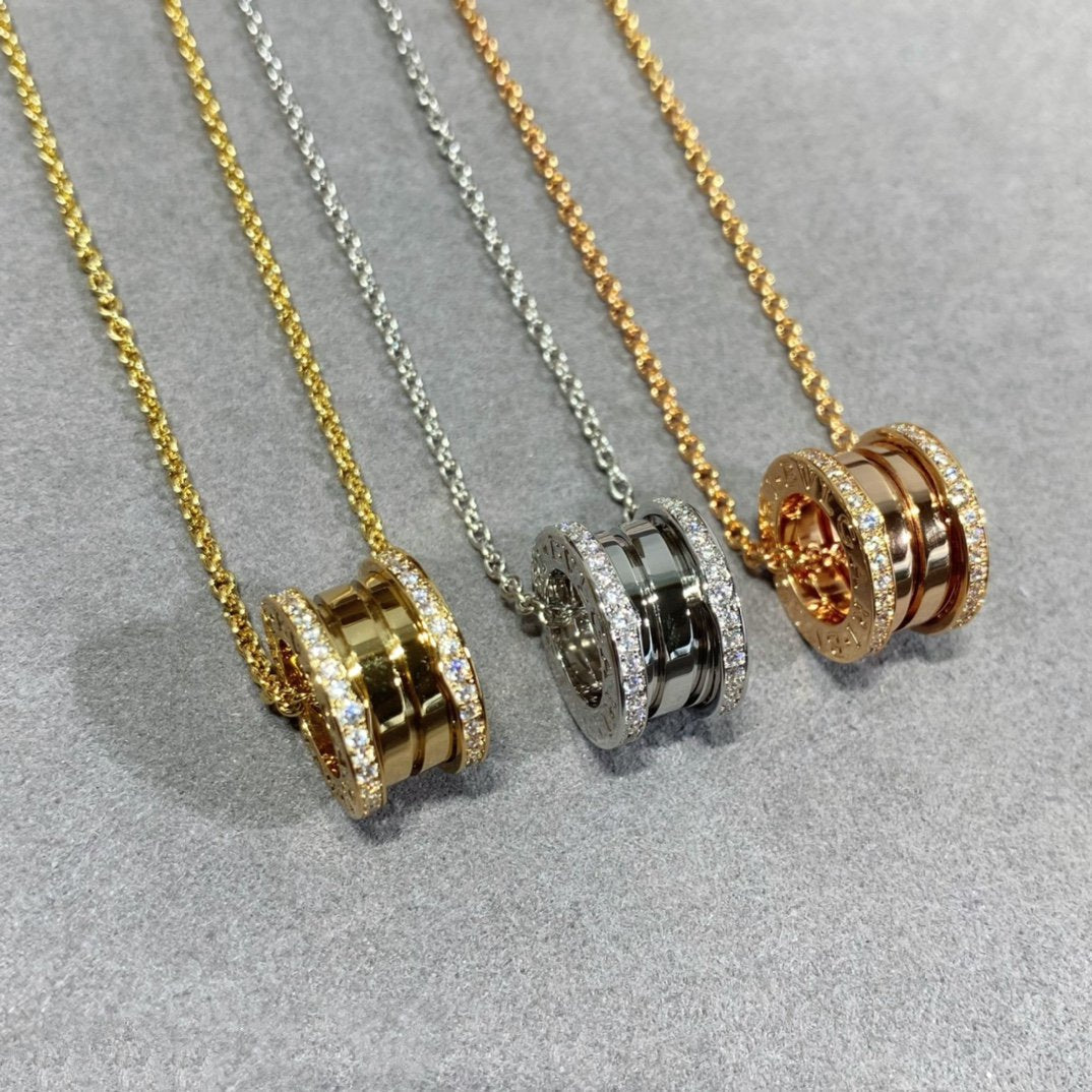 Bvlgari Zero 1 Cubic Zirconia Necklace