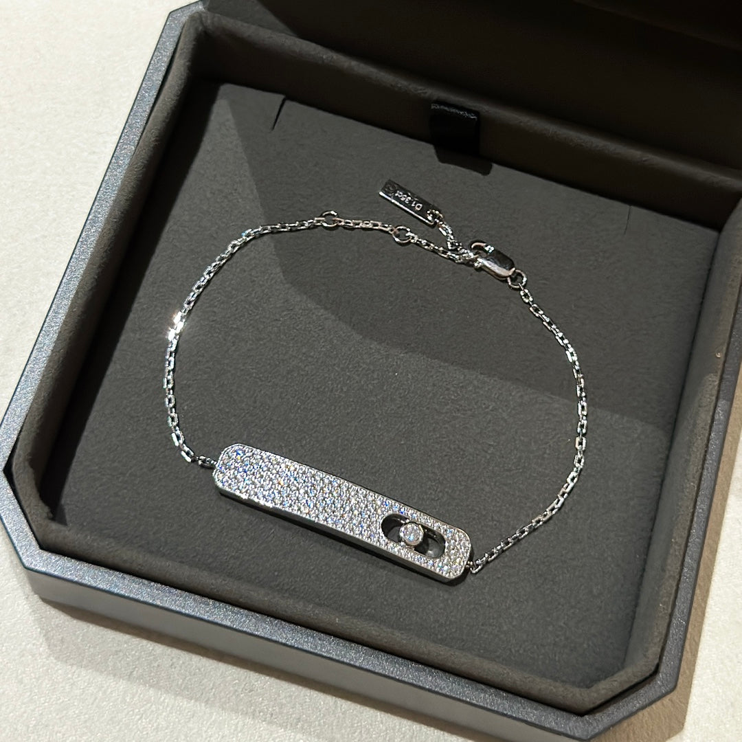 Messika Move Classique Cubic Zirconia Paved Bracelet