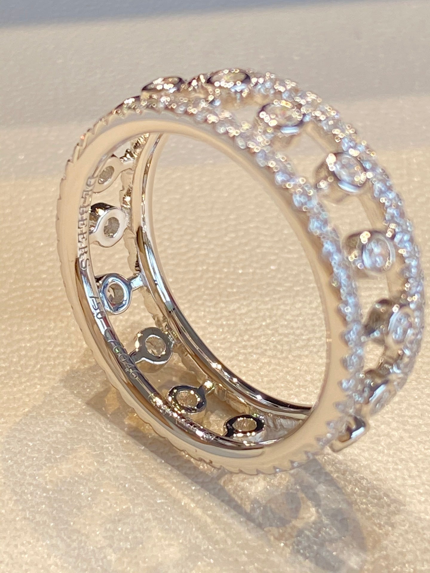 Chaumet Dewdrop Cubic Zirconia Paved Ring