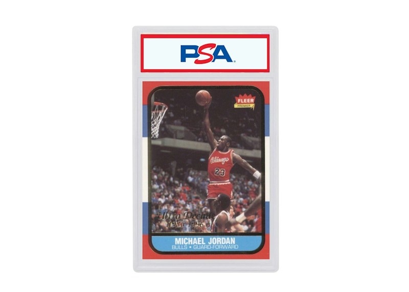 1996 Fleer Decade of Excellence 4 Michael Jordan (PSA or BGS Graded)