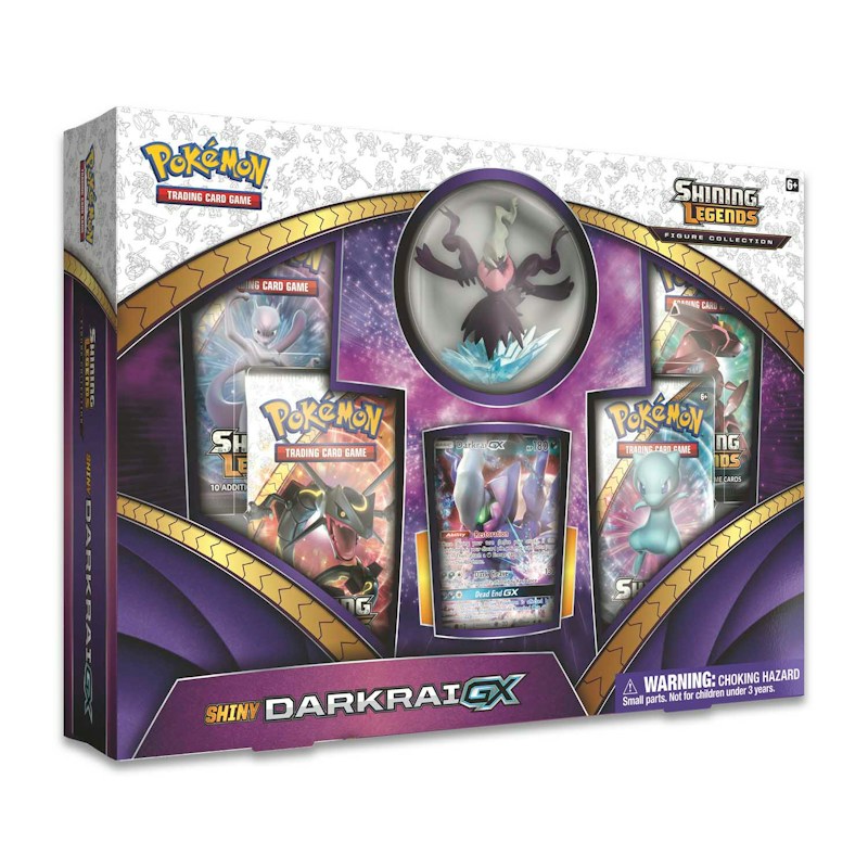 2018 Pokemon TCG Shining Legends Figure Collection Shiny Darkrai GX