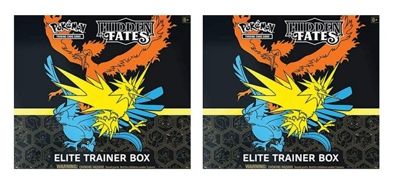 Pokémon TCG Hidden Fates Elite Trainer Box 2x Lot