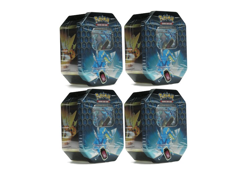 2019 Pokemon Hidden Fates Gyrados Tin 4x Lot