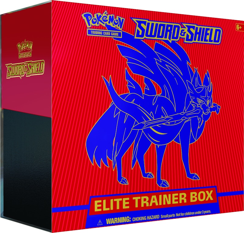 2020 Pokemon TCG Sword & Shield Elite Trainer Box Zacian