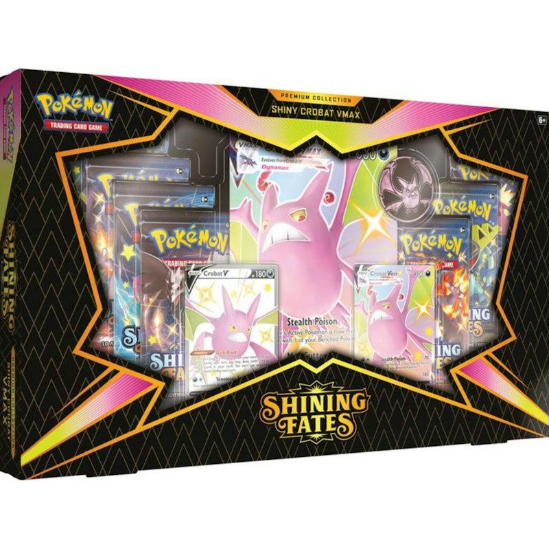 Pokémon TCG Sword & Shield Shining Fates Shiny Crobat VMAX Premium Collection