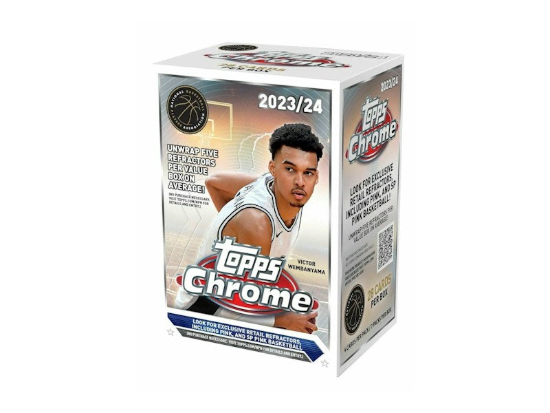 2023-24 Topps Chrome Basketball Blaster Box