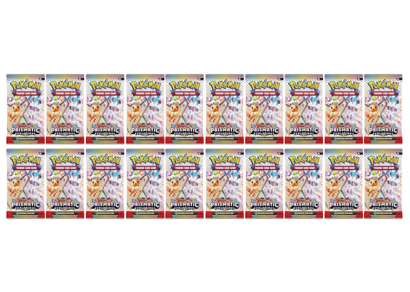 2024 Pokémon Scarlet & Violet Prismatic Evolution Booster Pack 20x Lot