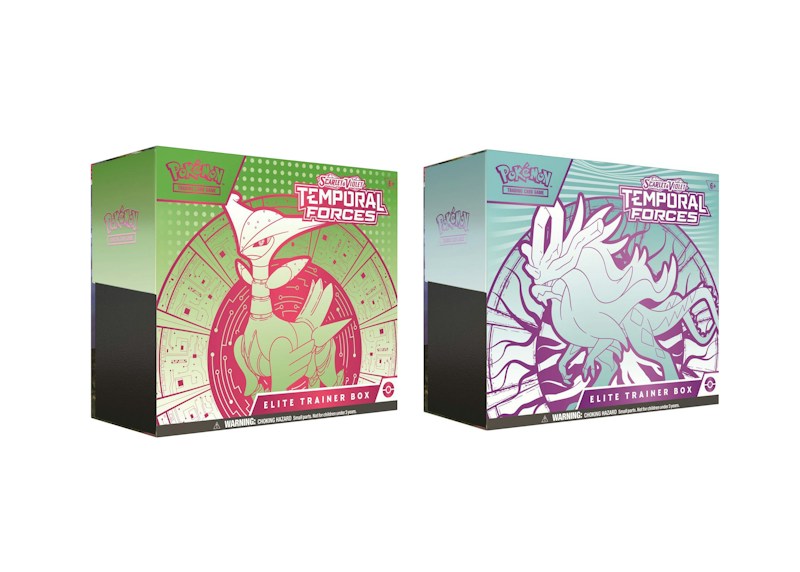 2024 Pokémon Scarlet & Violet Temporal Forces (Iron Leaves) (Walking Wake) Elite Trainer Box