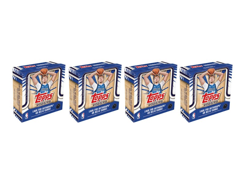 2025/26 Topps Basketball Mega Box 4x Lot