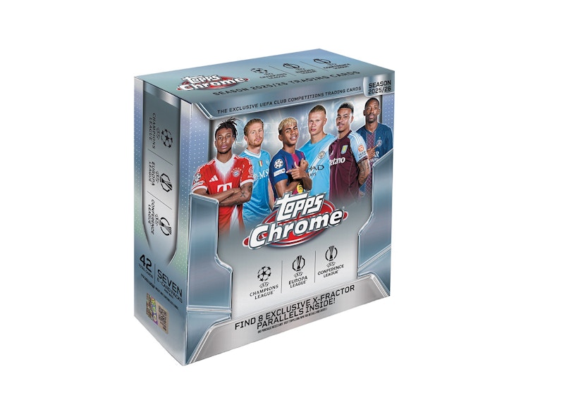 2025/26 Topps Chrome UEFA Club Competitions Mega Box
