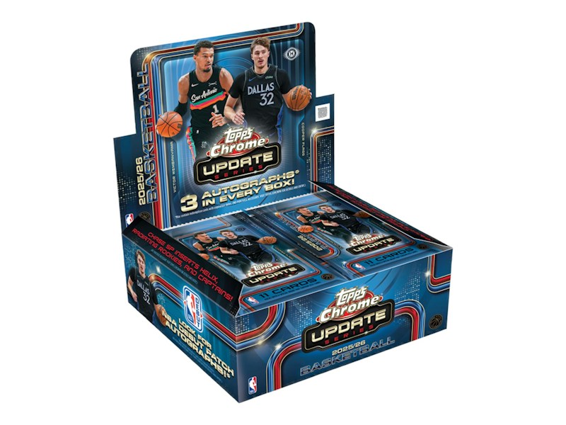 2025-26 Topps Chrome Update Basketball Jumbo Box