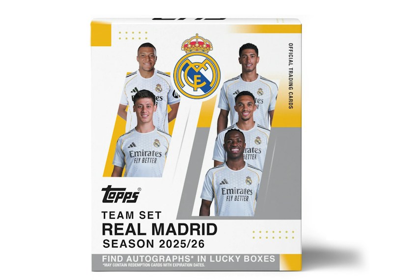 2025-26 Topps Team Set Real Madrid Hobby Box