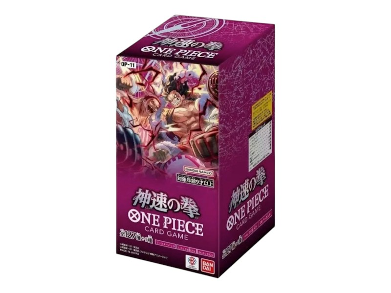 2025 Bandai One Piece A Fist of Divine Speed Booster Box (Japan) (OP11)