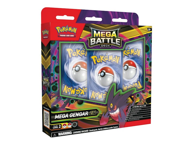 2025 Pokémon Mega Evolution Mega Gengar ex Metal Battle Deck
