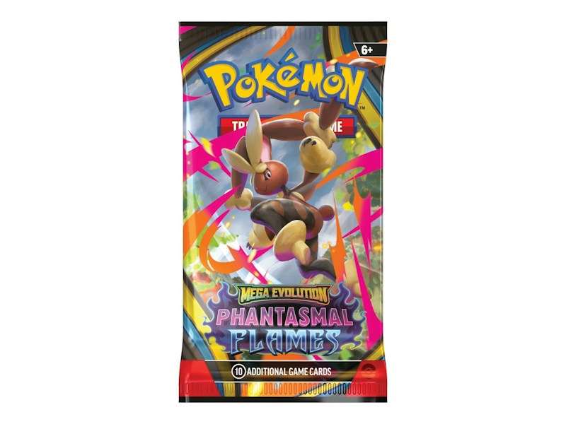 2025 Pokémon Mega Evolution Phantasmal Flames Mega Lopunny Booster Pack