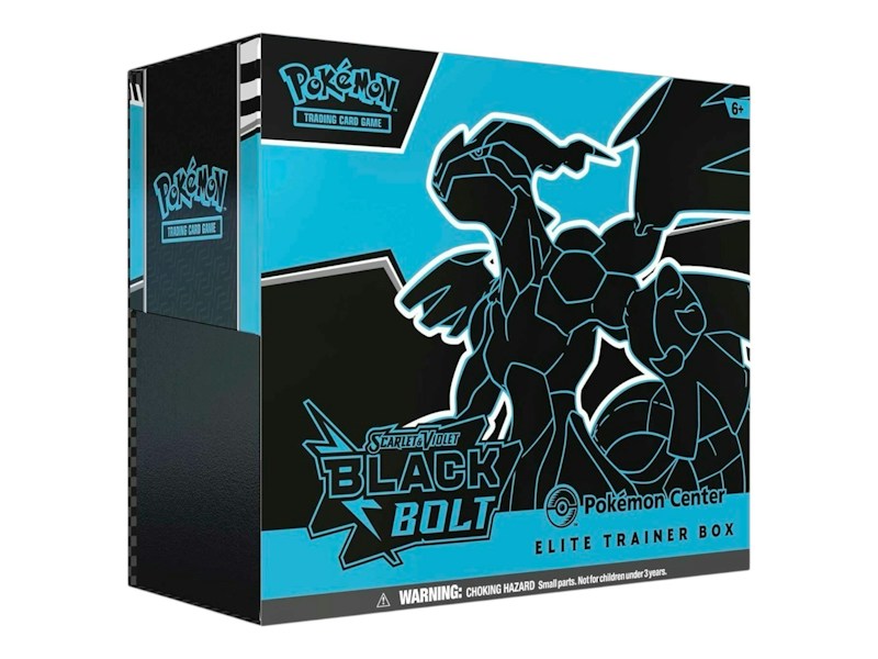 2025 Pokémon Scarlet & Violet Black Bolt Pokemon Center Elite Trainer Box
