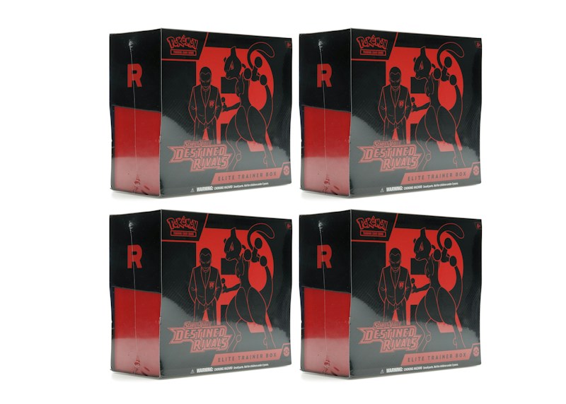 2025 Pokémon Scarlet & Violet Destined Rivals Elite Trainer Box 4x Lot