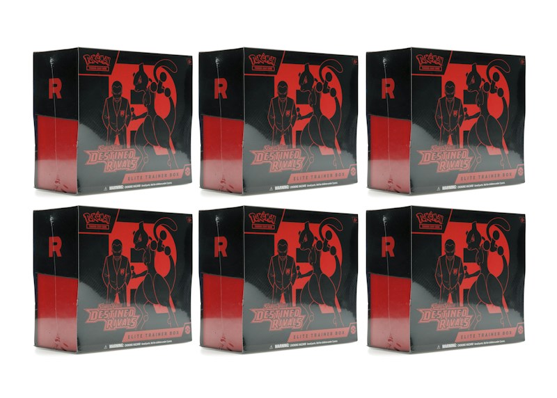 2025 Pokémon Scarlet & Violet Destined Rivals Elite Trainer Box 6x Lot