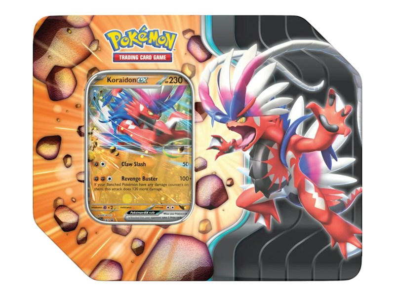 2025 Pokémon Scarlet & Violet Journey Together Koraidon EX Slashing Legends Tin
