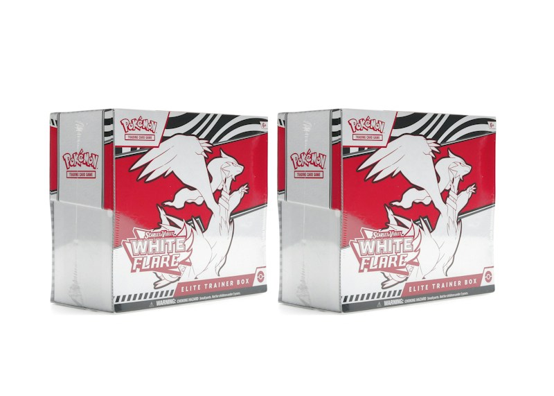 2025 Pokémon Scarlet & Violet White Flare Elite Trainer Box 2x Lot