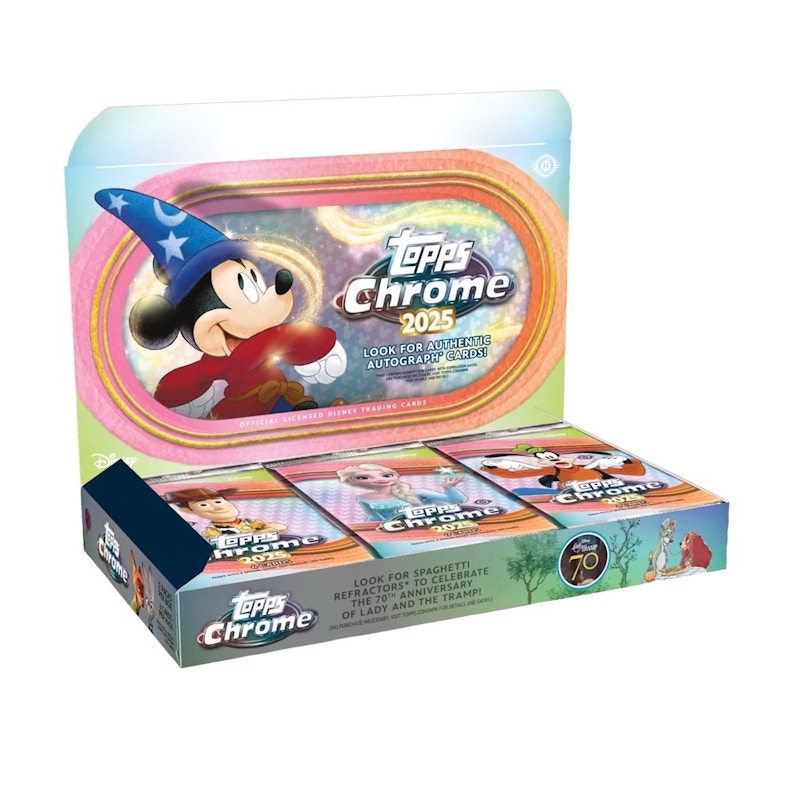 2025 Topps Chrome Disney Hobby Box