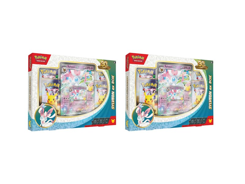 2026 Pokémon Mega Evolution 30th Celebration Sylveon ex Box 2x Lot