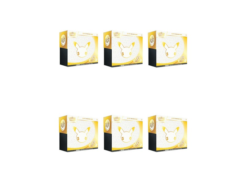 2026 Pokémon Mega Evolution 30th Celebration Elite Trainer Box 6x Lot