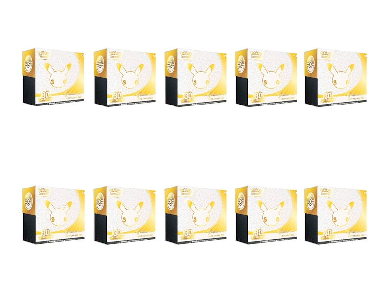 2026 Pokémon Mega Evolution 30th Celebration Pokemon Center Elite Trainer Box 10x Lot