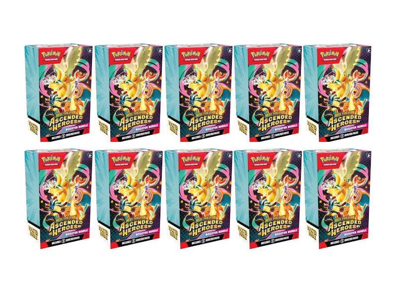 2026 Pokémon Mega Evolution Ascended Heroes Booster Bundle 10x Lot