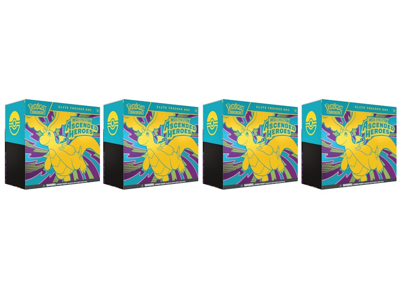 2026 Pokémon Mega Evolution Ascended Heroes Elite Trainer Box 4x Lot