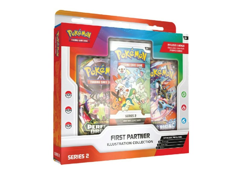 2026 Pokémon Mega Evolution First Partner Illustration Collection Series 2