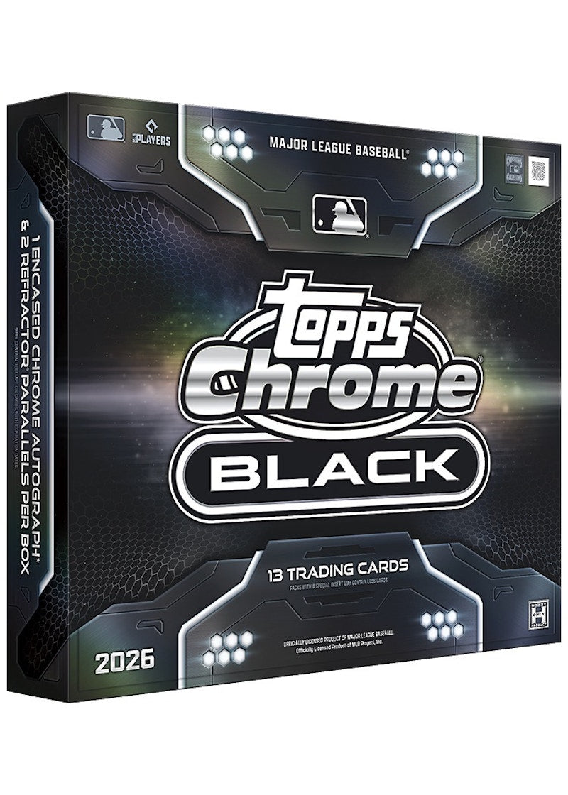 2026 Topps Chrome Black Baseball Hobby Box