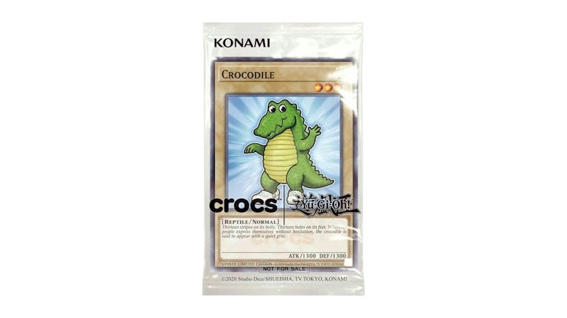 2026 Yu-Gi-Oh Crocodile Limited Edition Promo Card ungraded
