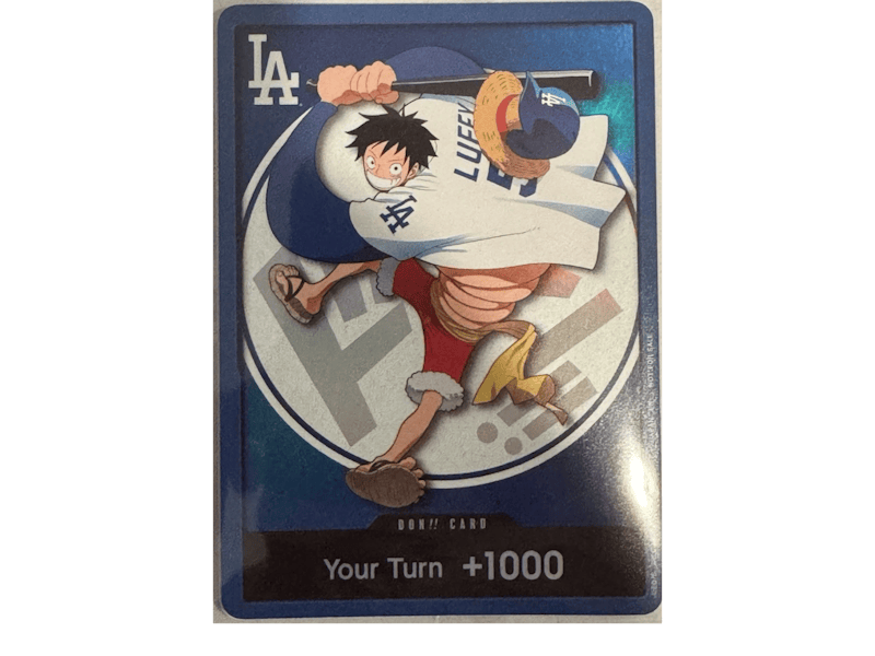2026 One Piece LA Dodgers DON!! Promo Ungraded
