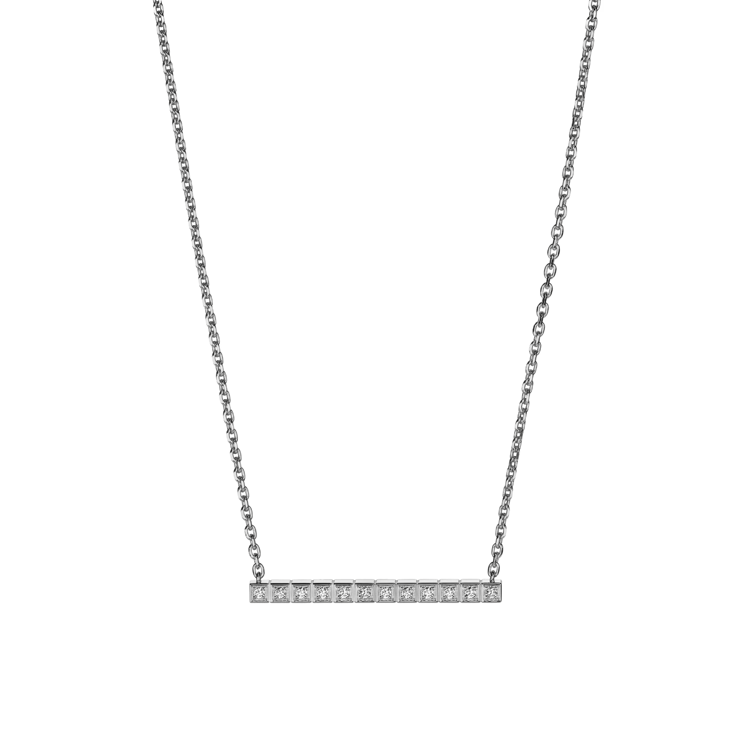 Chopard Ice Cube Full-Set Cubic Zirconia Necklace