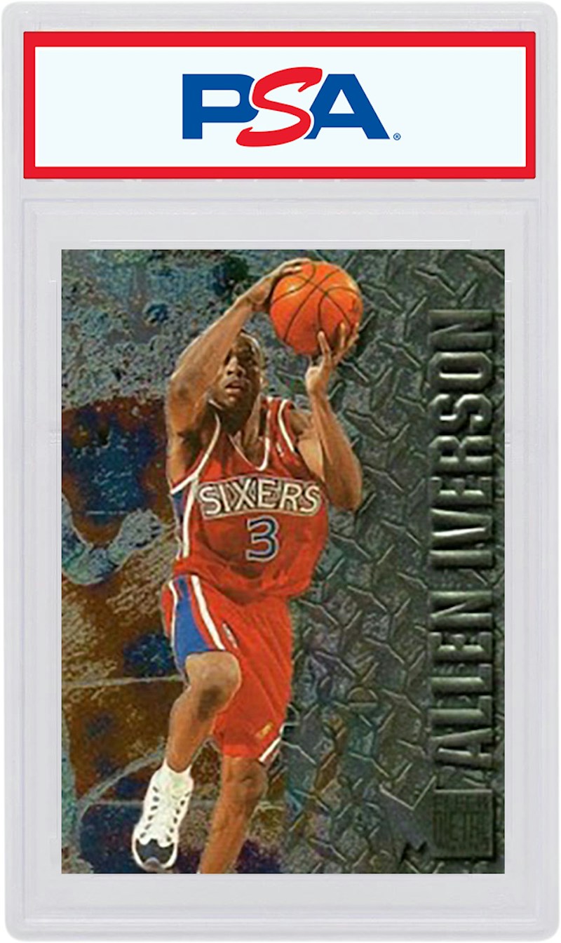 Allen Iverson 1996 Fleer Metal Rookie #201 (PSA or BGS Graded)