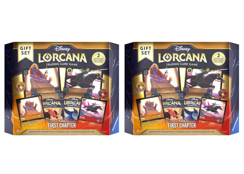 Disney Lorcana TCG The First Chapter Gift Set 2x Lot