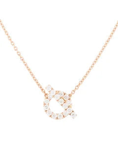 Hermes Echappee Necklace Cubic Zirconia