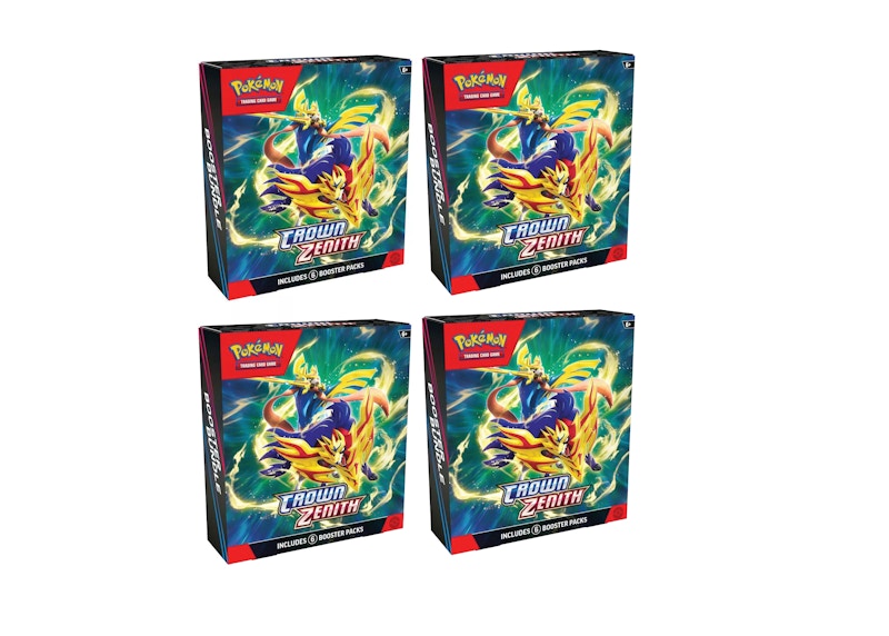 Pokémon Crown Zenith Booster Bundle 4x Lot