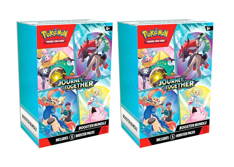 Pokémon Scarlet Violet Journey Together Booster Bundle 2x Lot