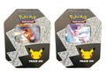 Pokémon TCG 25th Anniversary Celebrations Tin Lances Charizard V/Dark Sylveon V 2x Bundle