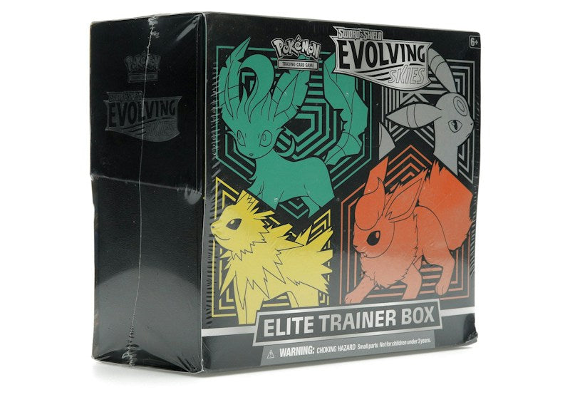 Pokémon TCG Sword & Shield Evolving Skies Elite Trainer Box (Flareon/Jolteon/Umbreon/Leafeon)