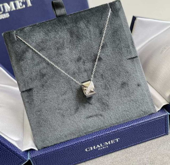 Chaumet Liens Evidence Cubic Zirconia Necklace