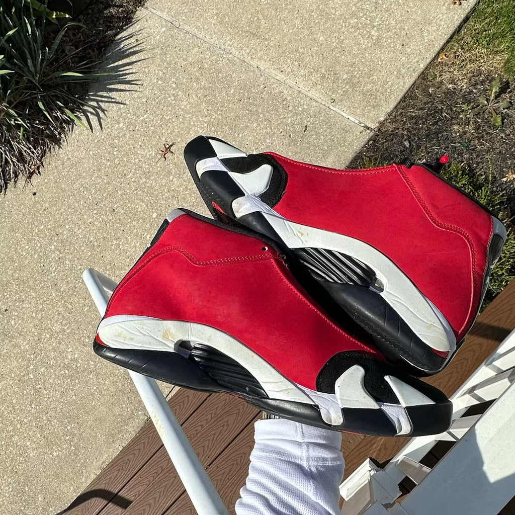 Used - Air Jordan 14 Retro Gym Red Toro - US M 12 - detail 3