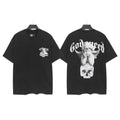 Godspeed Cherub Skull Graphic T-Shirt — front