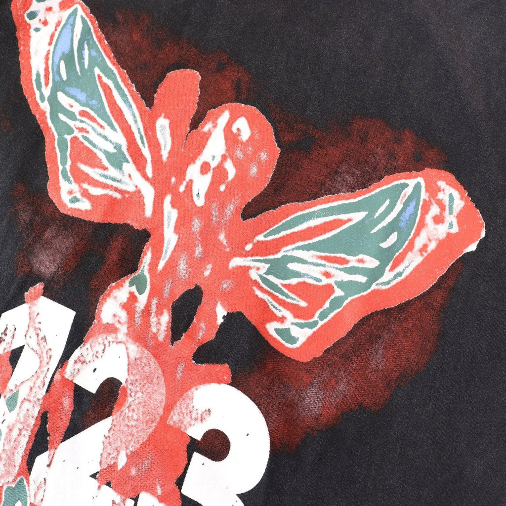 RRR123 Butterfly Graphic Short-Sleeve T-Shirt — detail